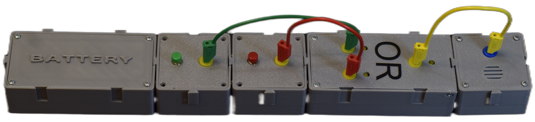 Poartă logică OR (2 butoane → 1 buzzer)